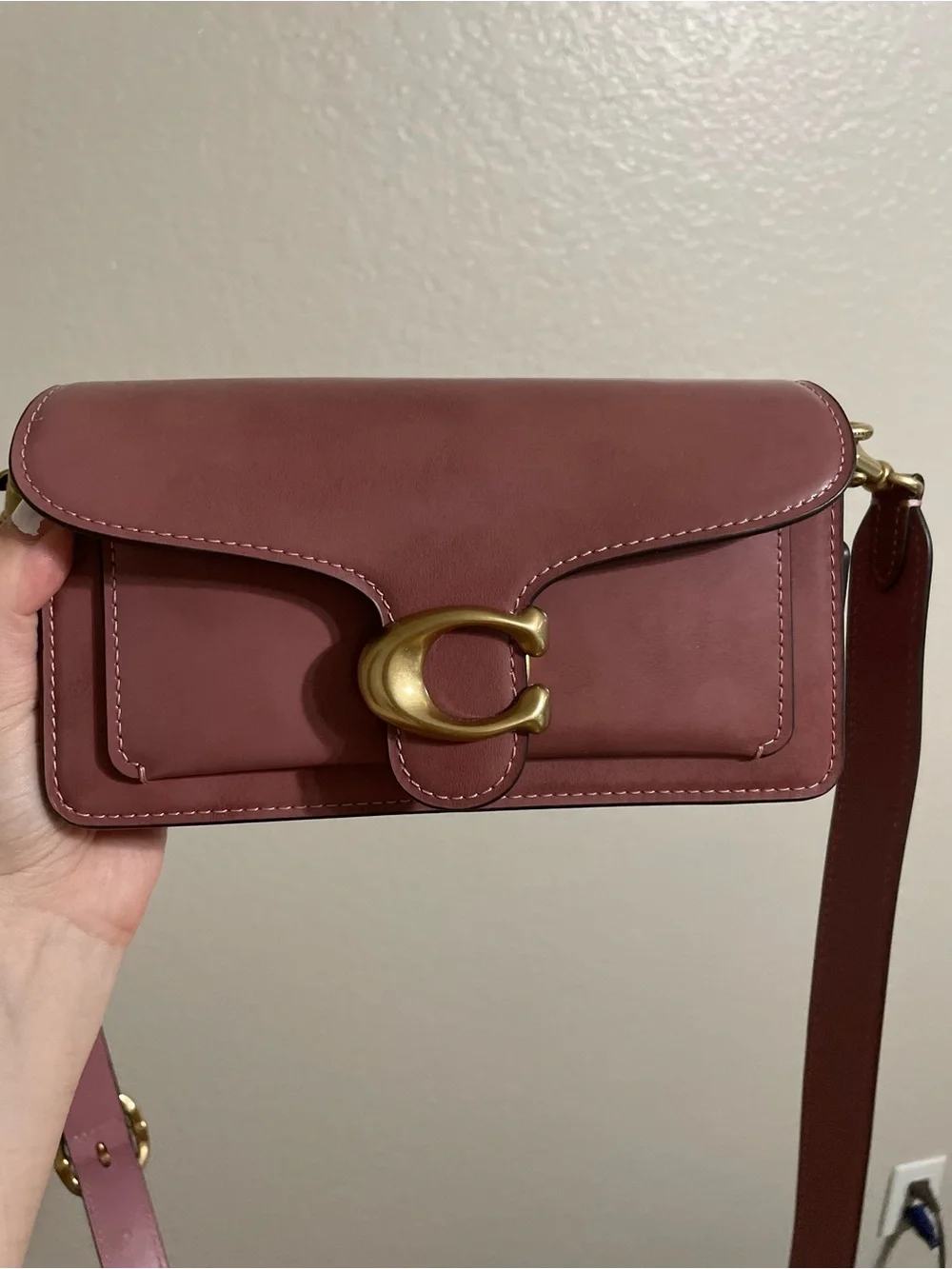 Coach 20 Tabby Shoulder Bag in Peony